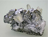 SOLD Galena and Quartz, Kruchev dol Mine, Madan District, Southern Rhodope Mountains, Bulgaria, Mined 2010, Miniature 3.0 x 3.0 x 5.3 cm, $100.  Online 8/22.
