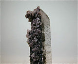 Quartz with Chlorite and Chalcopyrite, Sudflanke, Hartenstein Mine No. 371, Erzgebirge, Freiberg, Saxony, Germany miniature 1.2 x 1.2 x 4.3 cm $125. online 10/17. SOLD.