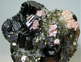 Sphalerite and Dolomite with Pyrite and Quartz, Trepca Complex, Kosovska Municipality, Kosovo, Mined 2014, Small Cabinet 4.0 x 6.5 x 6.5 cm, $100. SOLD