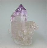 Quartz with Amethyst Scepter, Purple Hope #4 Claim, King County, Washington, Collected 2013, Small Cabinet 5.0 x 5.5 x 8.0 cm, $300.  Online 11/13/14.