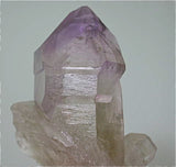 Quartz with Amethyst Scepter, Purple Hope #4 Claim, King County, Washington, Collected 2013, Small Cabinet 5.0 x 5.5 x 8.0 cm, $300.  Online 11/13/14.