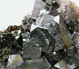 Fluorite and Galena with Sphalerite, Denton Mine, Ozark-Mahoning Company, Harris Creek District Southern Illinois, Mined c. late 1980s, Roy Smith Collection M1794, Medium Cabinet 5.0 x 8.0 x 13.0 cm,  $2400.  Online 11/19/14.  SOLD.